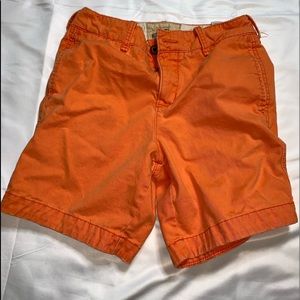 Orange Hollister shorts